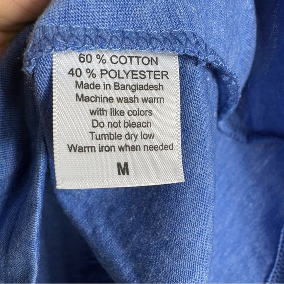 HARLEY-DAVIDSON Blue Long Sleeve Tee Size Medium -- SUPER SOFT!!! - Picture 8 of 9